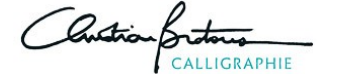 Christian Brotons Calligraphie